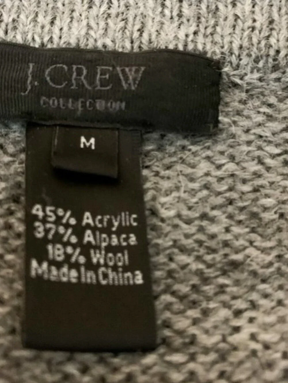 J. CREW Fair Isle lambswool half-zip sweater 100% Wool hand wash NWOT